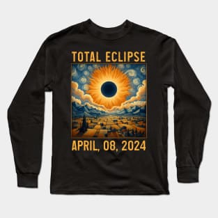 Total Eclipse - April, 08, 2024 - Totality Long Sleeve T-Shirt